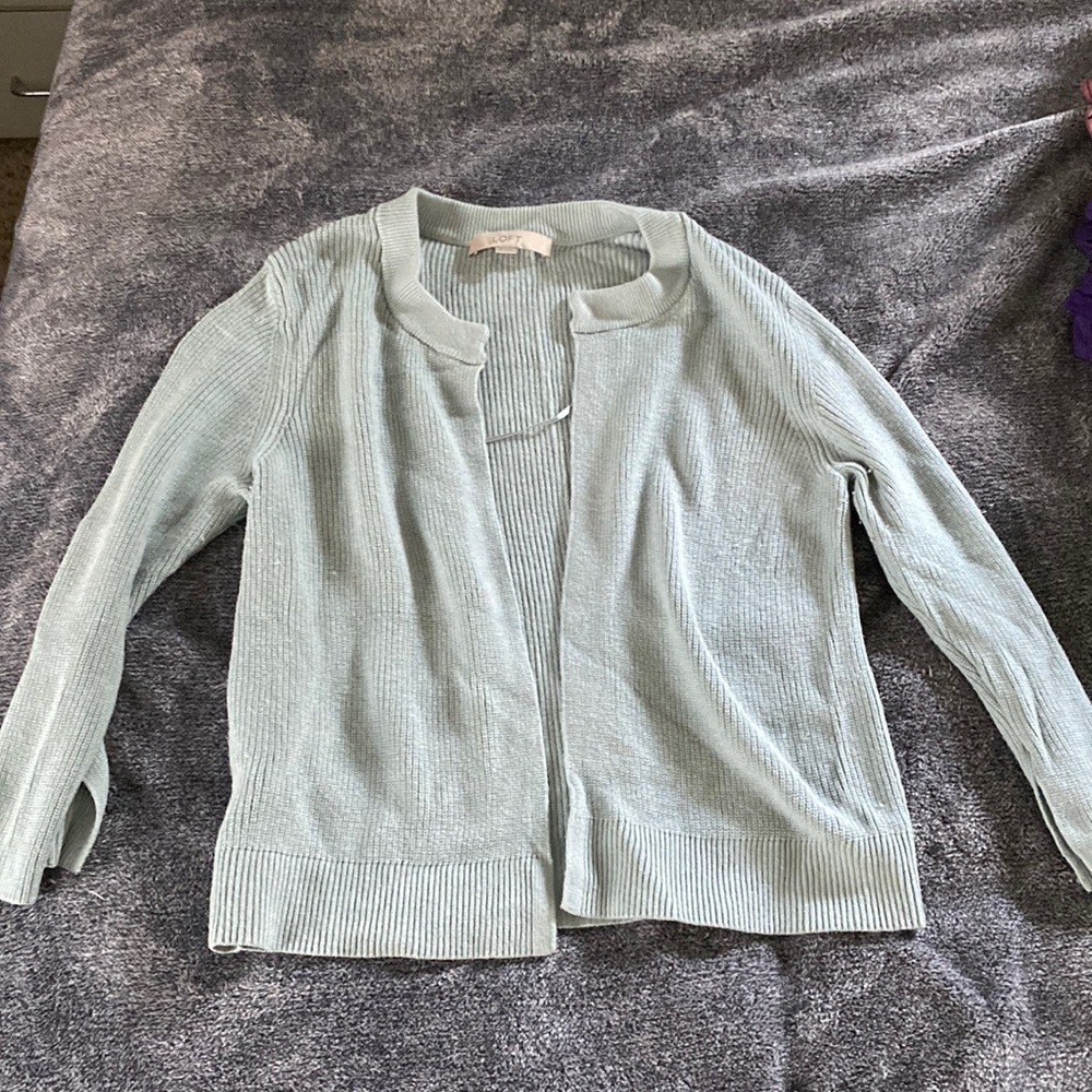 Light blue small cardigan from the loft.